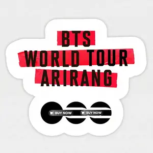 K-Pop World Tour Sticker, Global Concert Fan Art Decal, Music Culture Design, Collectible Gift Idea