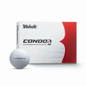 Volvik Condor Golf Balls - Tour Performance Precise Spin Soft Feel Hyper W-Carbonic Power Core 336 Symmetric Dimple 85 Compression