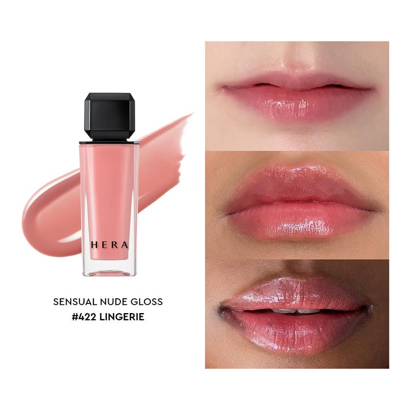 [HERA Official] SENSUAL NUDE GLOSS  – Volumizing Korean Lip Gloss for Smooth, Fuller-Looking Lips | Sheer & Glossy Finish, Non-Sticky, Moisturizing & Hydrating