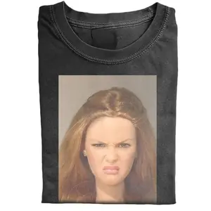 Angry Barbie Shirt, Angry Barbie T-Shirt, Barbie Meme Graphic Tee, Sarcastic Barbie Print Shirt, Funny Feminine Rage Design, Womens Meme Tshirt, Y2K Aesthetic Casual Wear, Trendy Outfit, Fast Shipping USA