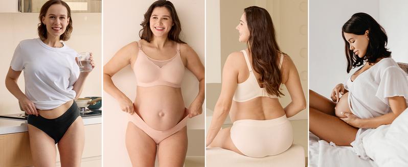 PU009 Momcozy Maternity Underwear Seamless & YB002 Momcozy Pregnancy Belly Band