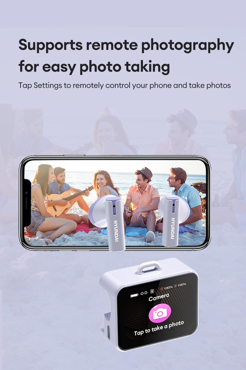 HYUNDAI C19 Multifunctional In-Ear Wireless Headphones with Bible Prayer App, Bluetooth 6.0, LED Smart Screen, Find Earbuds Anti-Loss Function, Hi-Fi Sound, Audio Earbuds for Music, Prayer & Calls, Ideal Gift for Men & Women, Compatible with Android & iOS