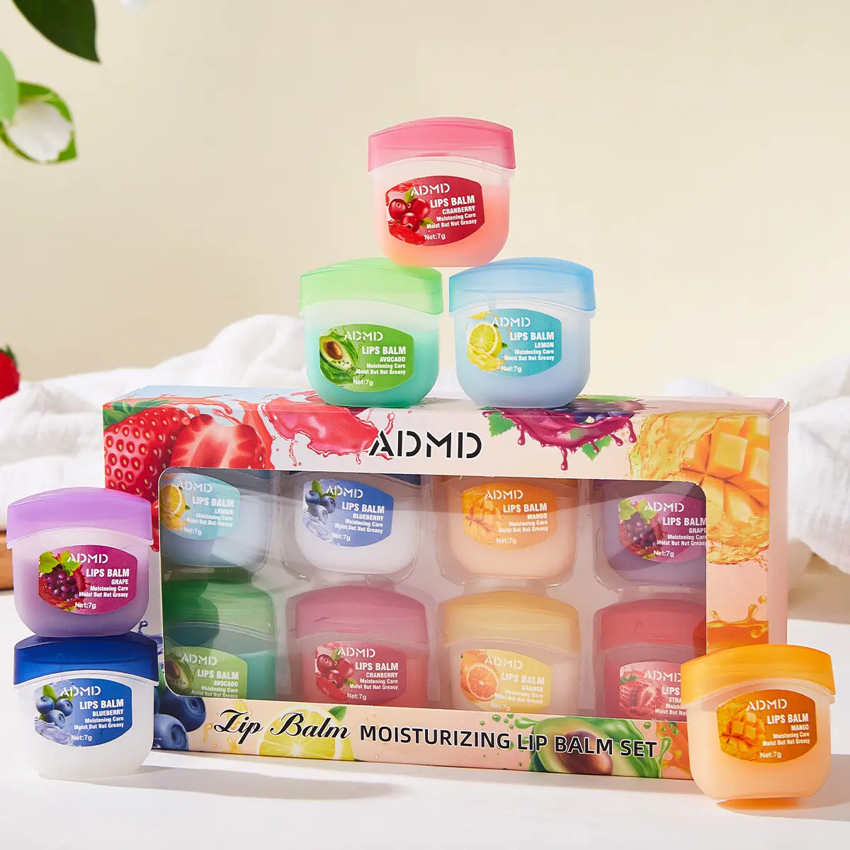 Moisturizing Lip Balm Set Hydrating Lip Mask Lip Care for Men and Women