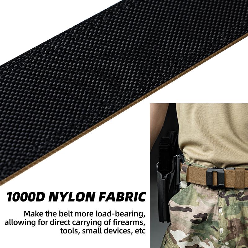 IDOGEAR Men's EDC 1.5" Ratchet Nylon Belt for Various Trouser Styles CCW Belts 3430