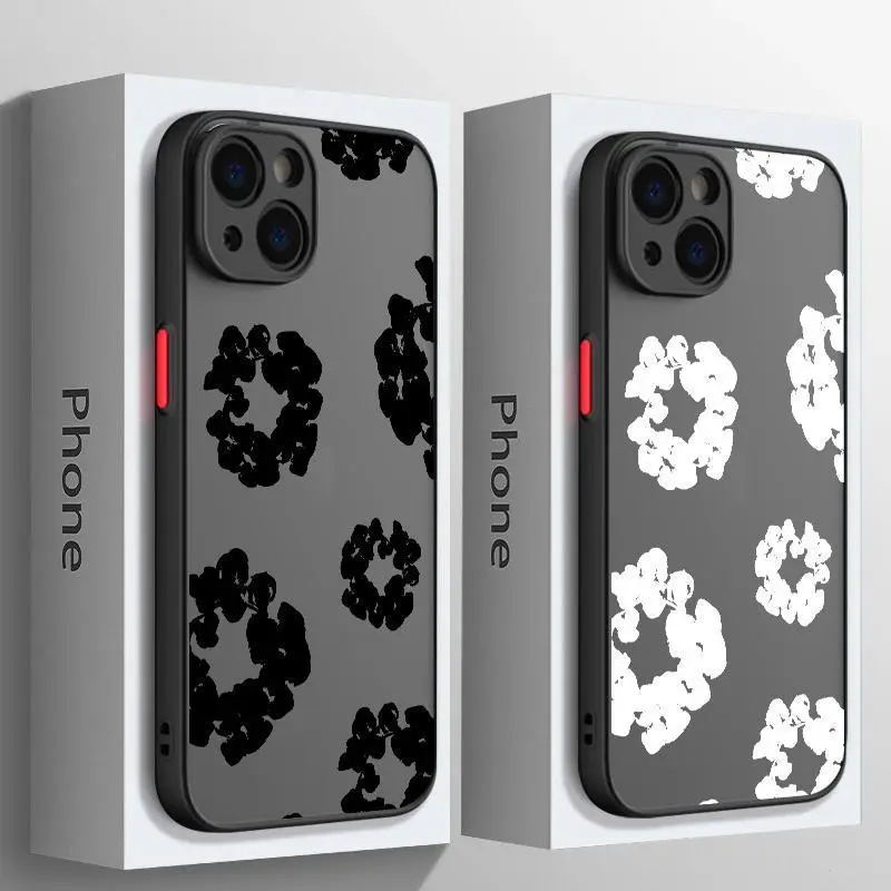 Luxury D-Denims T-Tears Phone Case For iPhone 17 16 15 14 13 12 11 Mini Pro Max X XR XSMax 7 8 6 6s Plus Matte Clear Back Cover