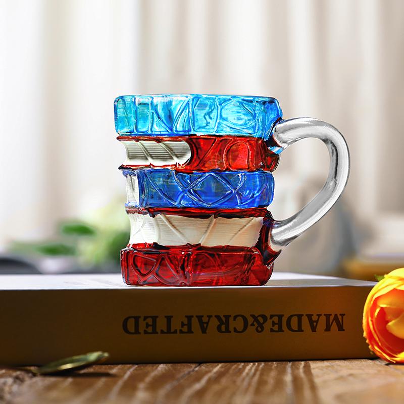 Ceramic Innovative 3D Painting Book Mug Unique Stacked Coffee Cup Perfect Gift for Literature Lovers Creative Colorful Book Gift Ideal for Christmas TikTokShopBlackFriday Reuse Reusable Ceramic Innovative 3D Painting Book Mug Unique Stacked Coffee Cup Perfect Gift for Literature Lovers Creative Colorful Book Gift Ideal for Christmas TikTokShopBlackFriday Reuse Reusable
