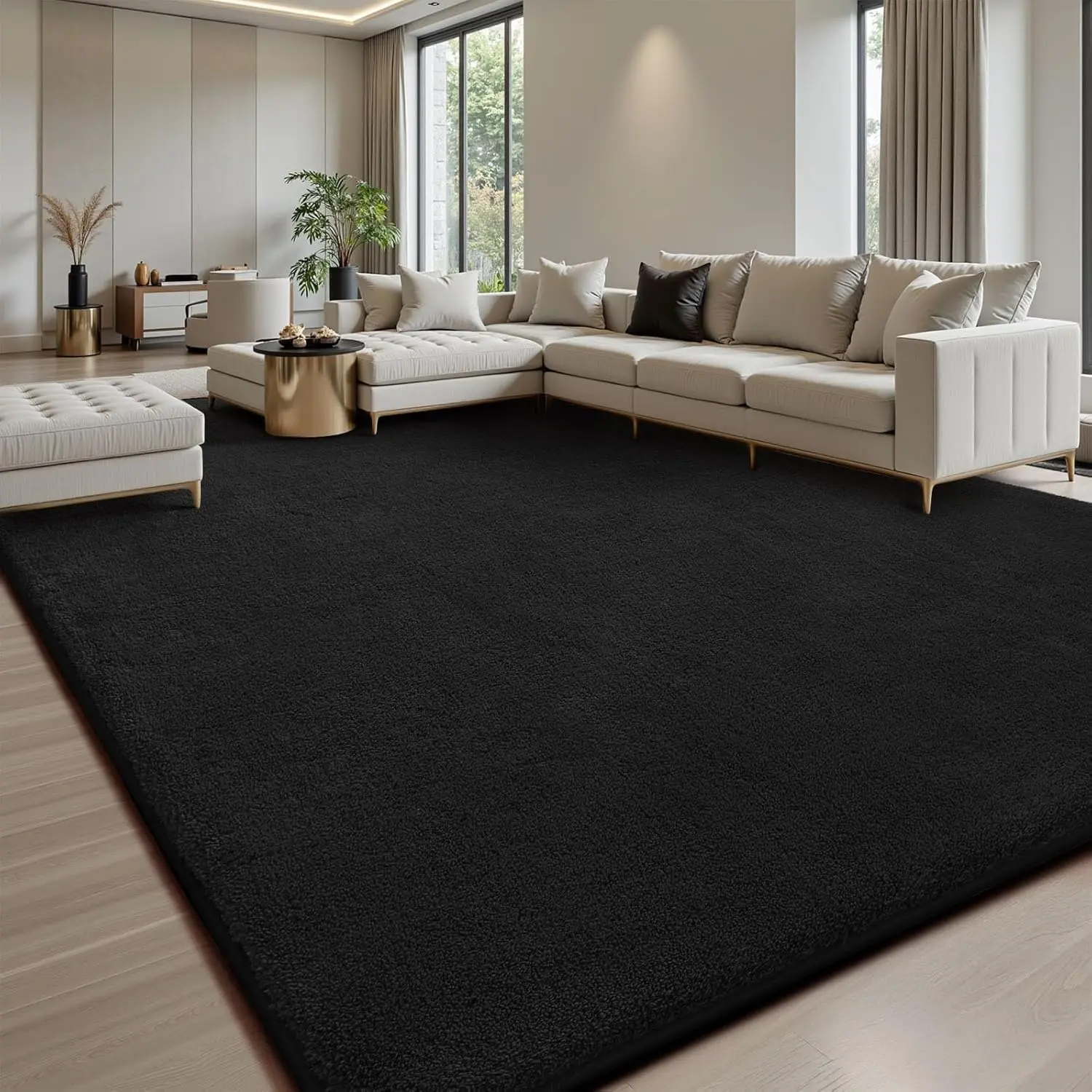 FAMVAL True Size Thick Plush Area Rug, Fluffy Non-Slip Carpet for Kids Room, Nursery, Playroom, Bedroom and Living Room summerwins,back to school,dorm essentials,home decor,home essentials