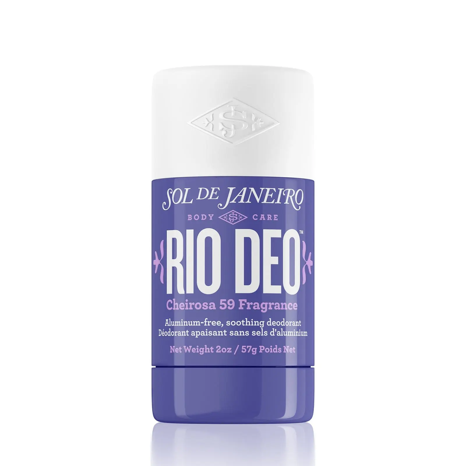 Sol de Janeiro Rio Deo Aluminum-Free Scented Deodorant - Cheirosa 59 Woody Gourmand Fragrance, Vanilla Orchid, Sheer Sandalwood, Daily Body Care Cosmetic with Rich Aroma, Natural Deodorants, Aluminum Free Deodorants