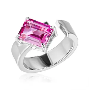 Pink Sapphire Bypass Ring