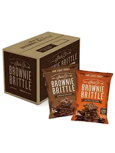 Sheila G's Brownie Brittle 1oz Variety - Salted Caramel / Chocolate Chip | 20 Ct