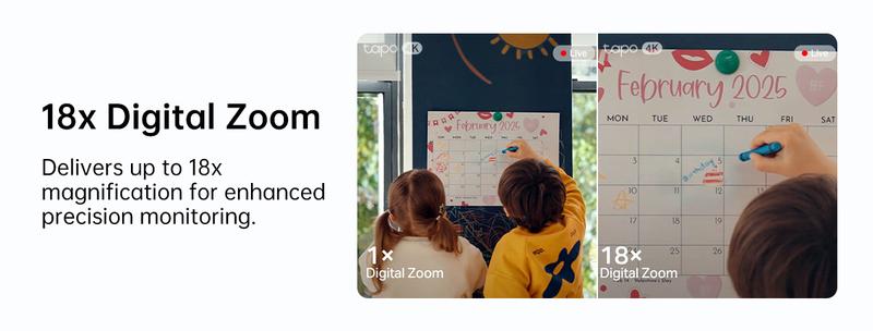 TP-Link & Tapo C260 RoomCam 360° 4K Ultra HD Pan Tilt Dual Band WiFi Indoor Security Camera with AI Face Recognition Two Way Audio and Enhanced Privacy Mode