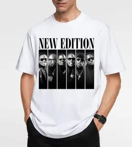 New Edition Shirt Sweatshirt Hoodie, Retro The New Edition Graphic Tee, New Edition Tour 2026 Merch Tee, New Edition R&B Band Tour Shirt, Gift For Fans