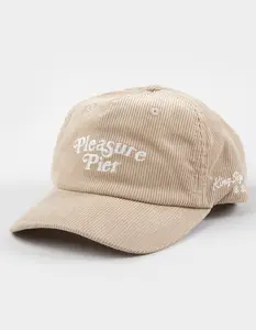 HEMLOCK HAT CO.  Mens Pleasure Pier Corduroy Snapback Hat, Oat