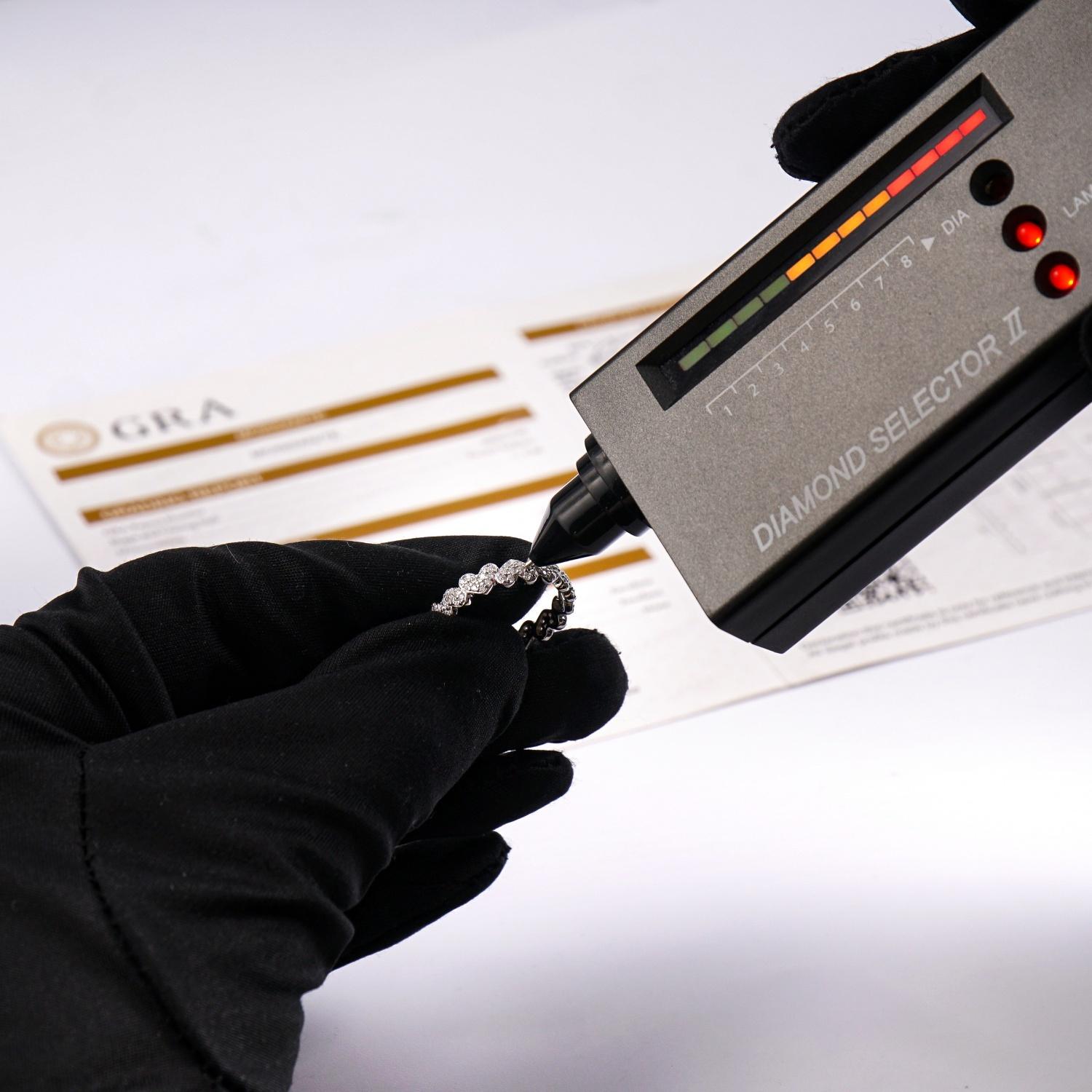 Delzzad Heart Eternity Band Ring Synthetic Moissanite Ring Jewelry S925 Perfect Birthday Engagement Wedding Anniversary Christmas Gift Delzzad Heart Eternity Band Ring Synthetic Moissanite Ring Jewelry S925 Perfect Birthday Engagement Wedding Anniversary Christmas Gift