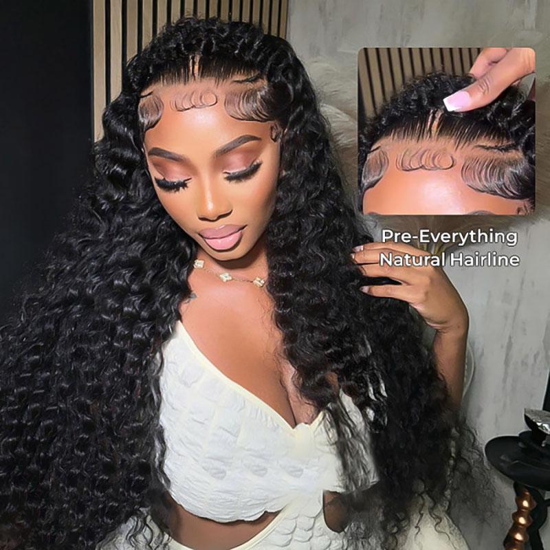 【Live Flash Sale】Alipearl Hair Pre Braided Deep Wave Stylist Wig Ready To Go Glueless 13x4 Lace Frontal Wig Pre Styled Pre Everything Wig 180% Density TikTokShopBacktoSchool FallFreshness