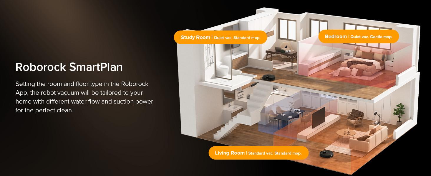 Roborock Qrevo series Robot Vacuum and Mop, 12,000Pa (Qrevo S5V), Mop Washing & Self-Cleaning, FlexiArm Edge Mopping, Warm Air Drying, Self-Emptying, Black #TikTokShopSpringGlowUp #NewDropsForYou