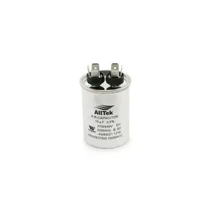 Alltek 10 uf MFD 370/440V HVAC Round Run Capacitor