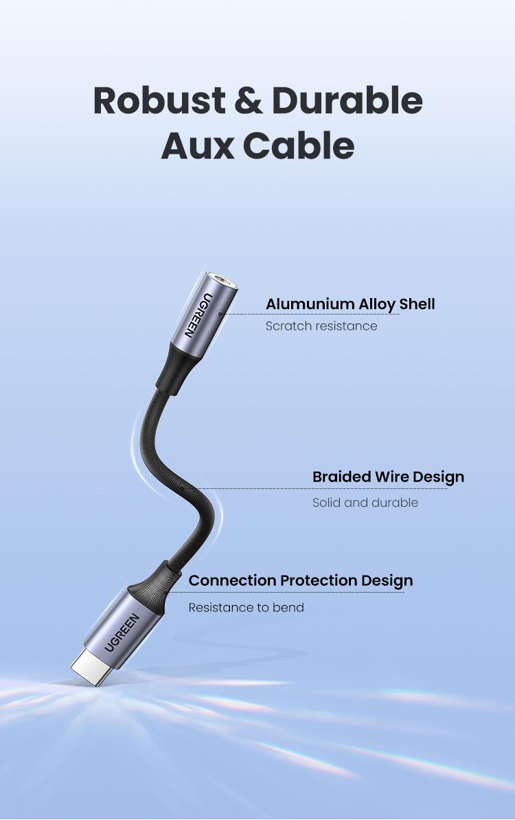 UGREEN USB C/Lightning to 3.5mm Audio Adapter Type C to Headphone Aux Jack Dongle HiFi DAC Cable Cord Compatible with iPhone 11-16 Pro Max, iPad, Galaxy S25 Ultra-Deals for you,Labor Day Sale，TikTokShopBlackFriday ,TikTokShopHolidayHaul