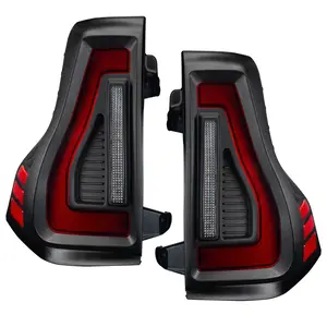 Flush Mount LED Tail Lights 2010-2023 Lexus GX460 Toyota Prado Sequential Lensless