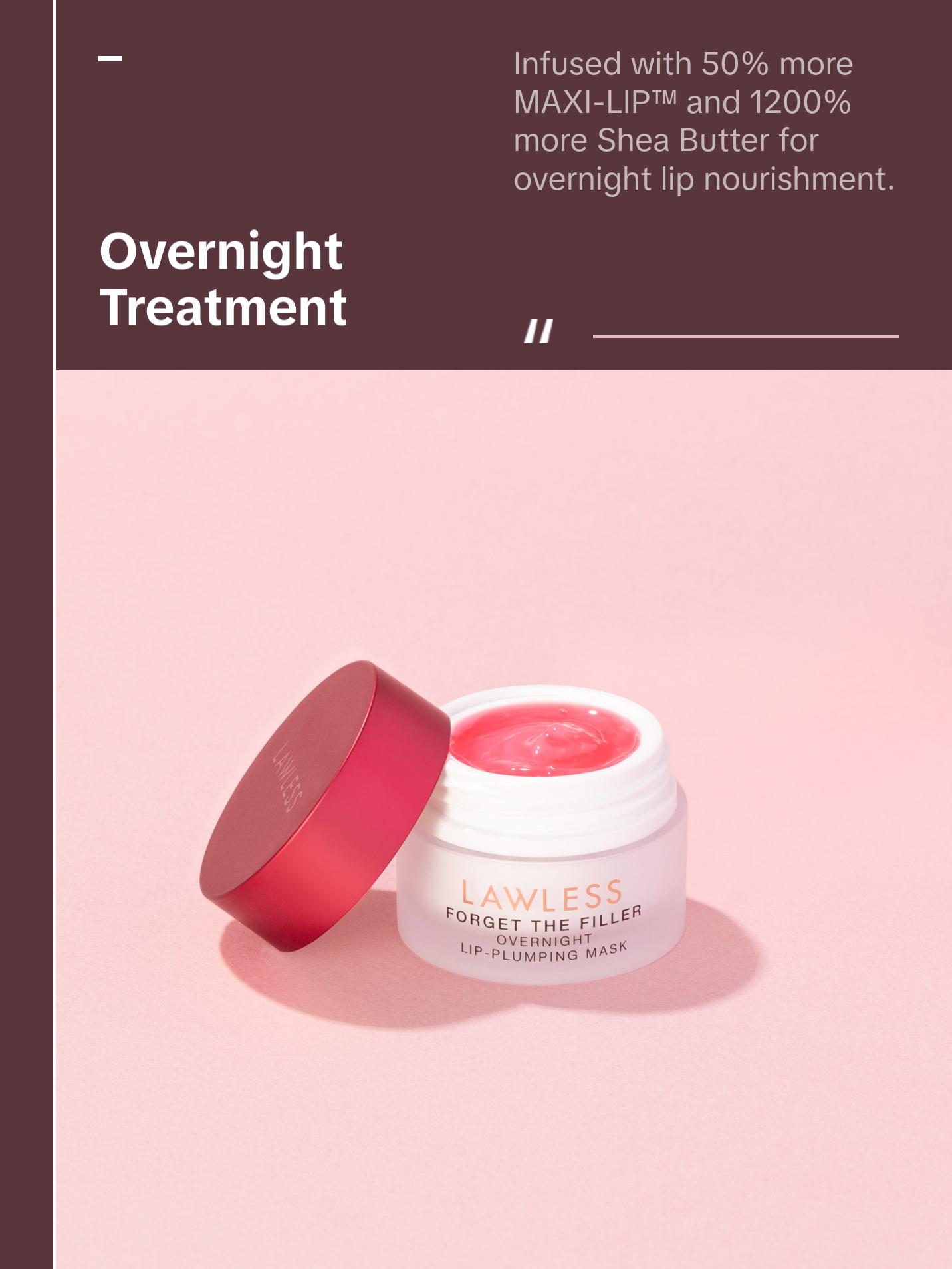 Forget the Filler Overnight Lip-Plumping Mask
