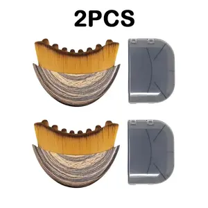 2PCS Lymphatic Drainage Face Brush for Jawline Sculpting & Facial Fatigue Relief – Ergonomic Beauty Roller for Daily Dry Brushing