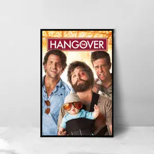 The Hangover Movie Poster, Retro Film Art Print - Room Decoration