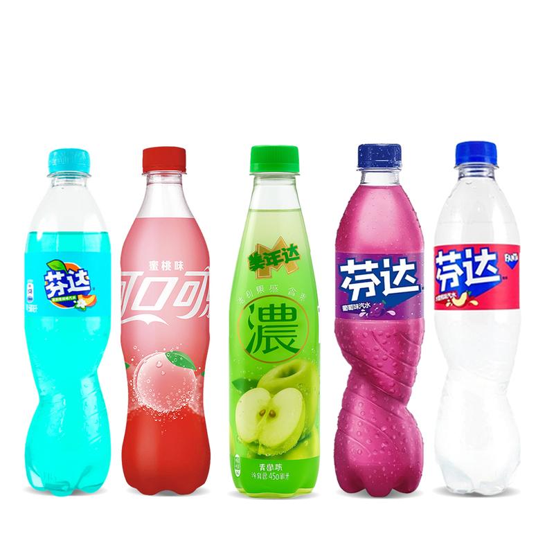 8 bottles of Asian beverages Collection of Casual Drinks - Various Beverage Boxes for Summer Refreshment