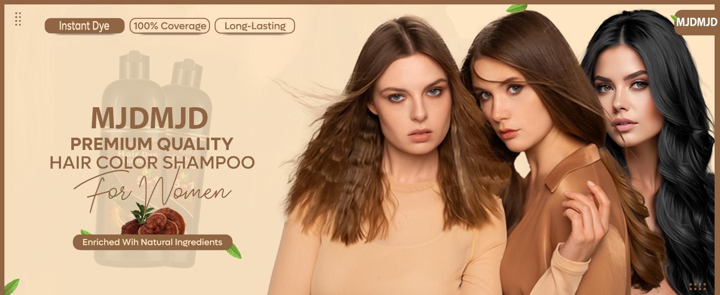 Black Hair Dye Shampoo 5-in-1, Instant Hair Color Shampoo for Gray Hair Coverage, Herbal Formula with Ginseng Extract & Plant Ingredients, Natural Sulfate-Free Hair Coloring for Women & Men, Champu Para Canas 200/500ML Black Hair Dye Shampoo 5-in-1, Instant Hair Color Shampoo for Gray Hair Coverage, Herbal Formula with Ginseng Extract & Plant Ingredients, Natural Sulfate-Free Hair Coloring for Women & Men, Champu Para Canas 200/500ML