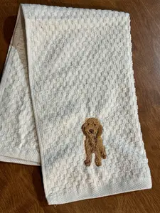 Goldendoodle Embroidered Kitchen Towel-Other Designs Too! King of the Kitchen and Grandmas Kitchen