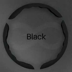 3pcs Liquid Feel Car Steering Wheel Cover Universal Fit Non Slip Lightweight Matte Leather Cat Paw Shape Durable Breathable Wheel Protector Car Interior Accessory for Men Women All Seasons Holiday Gift