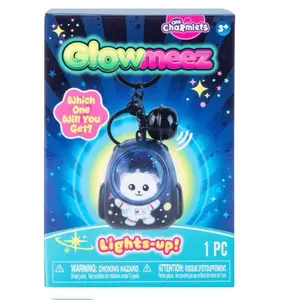 Glowmeez Charmlets Toy - Collectible Light Up Charm - Keychain - Kids Toy - Cute Character with Glowing Details - Clip-On Design for Backpacks & More - Ages 6+