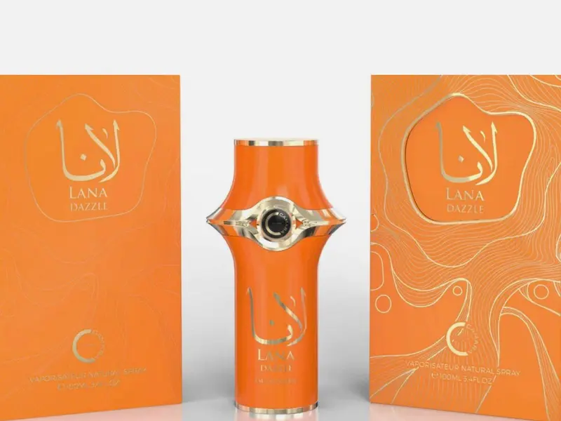 Lana Dazzle Eau de Parfum for Women 3.4 oz - Luxury Floral Fragrance in Mint Green Glass Bottle with Golden Accents