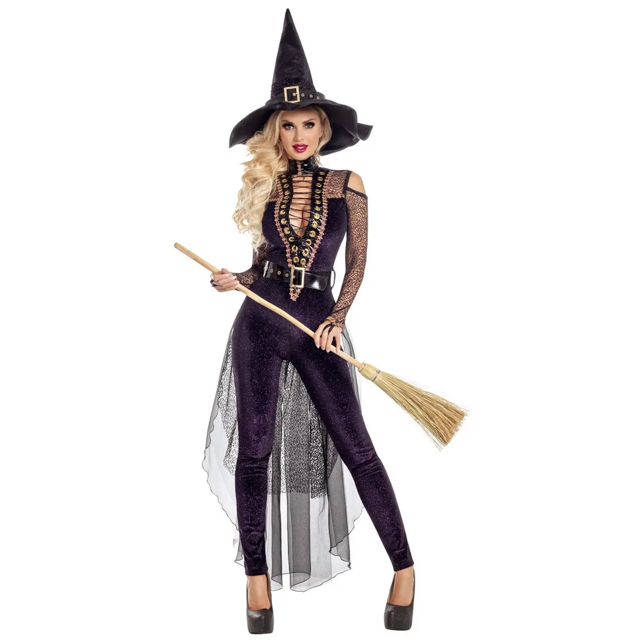 Midnight Violet Witch Costume