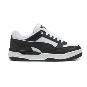 PUMA Mens Rebound Retro Lace Up Sneakers Shoes Casual - Black