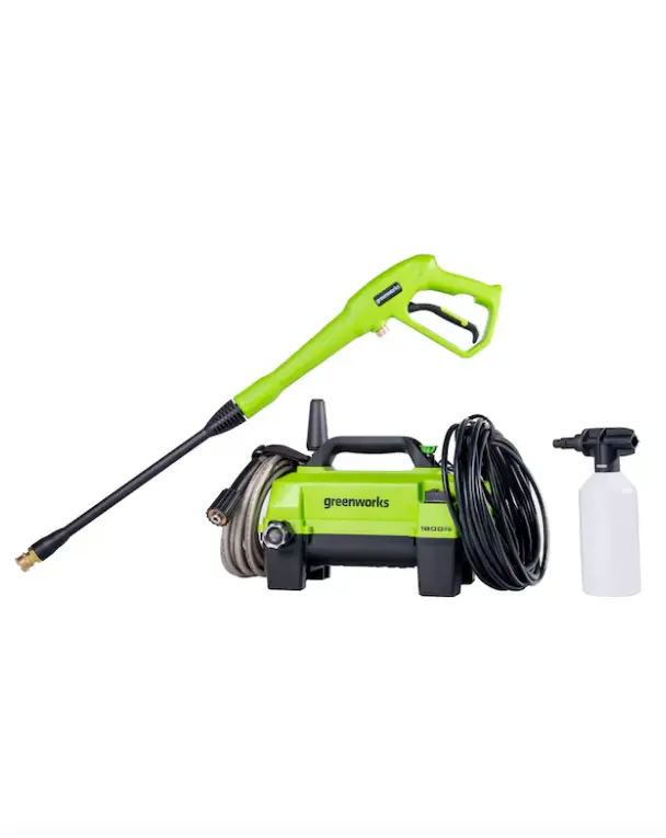 Greenworks 1800-PSI 1.2-GPM Cold Water Electric Pressure washer with 2 Spray Tips
