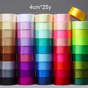 25 yards 1.5 inch satin ribbon single face