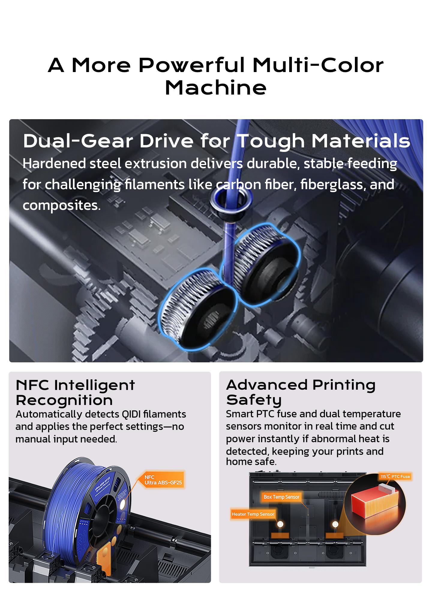 QIDI Q2 3D Printer, New for 2025, Supports Multi-Color and Multi-Material Special Printing, high Speed & Precision, 65°C Heating Chamber, AI Camera, Enclosed CoreXY, 270 x 270 x 256 mm Build Volume