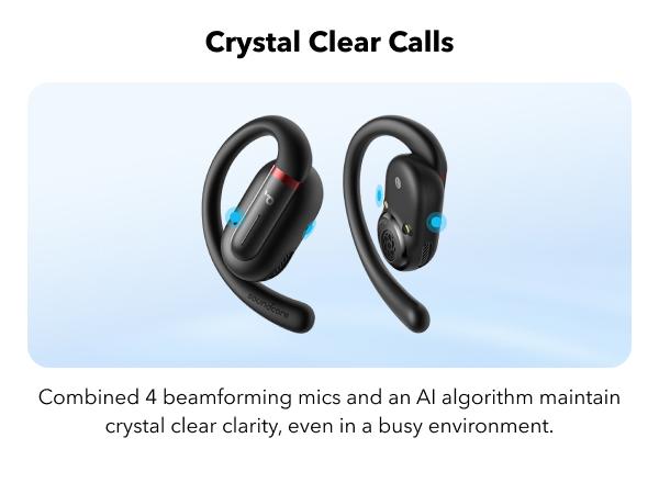 [Refurbished]soundcore by Anker V30i, Open-Ear Headphones, Ultra-Comfort, Lightweight Design, Snug Fit, Ergonomic Ear Hooks, Robust Bass, 36H Playtime, Bluetooth 5.3, App Control, Clear Calls, Wireless Earbuds #tiktokshopsummersale