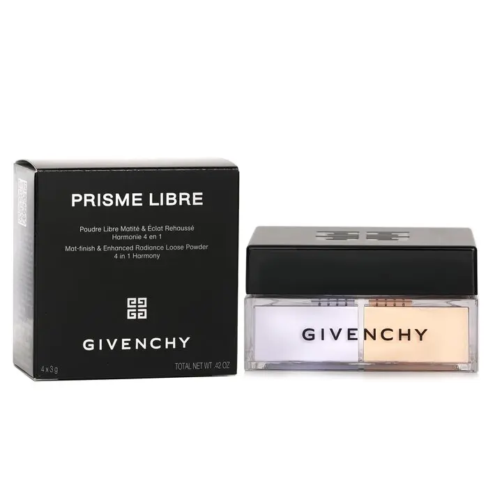 Givenchy Prisme Libre 4-In-1 Harmony Cosmetic Loose Powder - #4 Matte, Translucent Makeup Setting & Color Correcting Facial Powder with Mat Finish & Enhanced Radiance