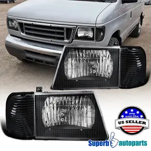 Fit 1992-2006 Ford E150 E250 E350 E450 E550 Econoline Van Headlight Corner Lamps