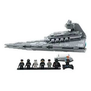 Acrylic Display Stand Compatible with LEGO 75394 Imperial Star Destroyer - Set Not Included