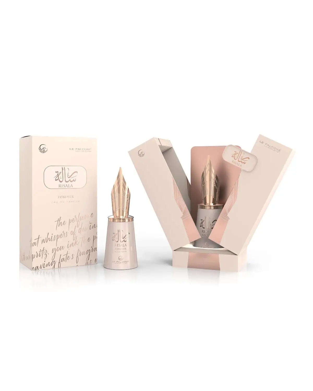 Le Falcone Risala Forever Eau De Parfum for Women & Men | Sweet Gourmand Fragrance with Caramel, Vanilla & Coconut | Long Lasting Perfume | 3.4 oz / 100 ml