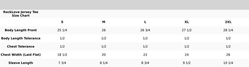 RockLove Boxy Tee RockLove Boxy Tee