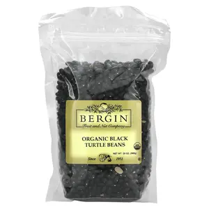 Bergin Fruit and Nut Company Organic Black Turtle Beans, 20 oz (568 g)