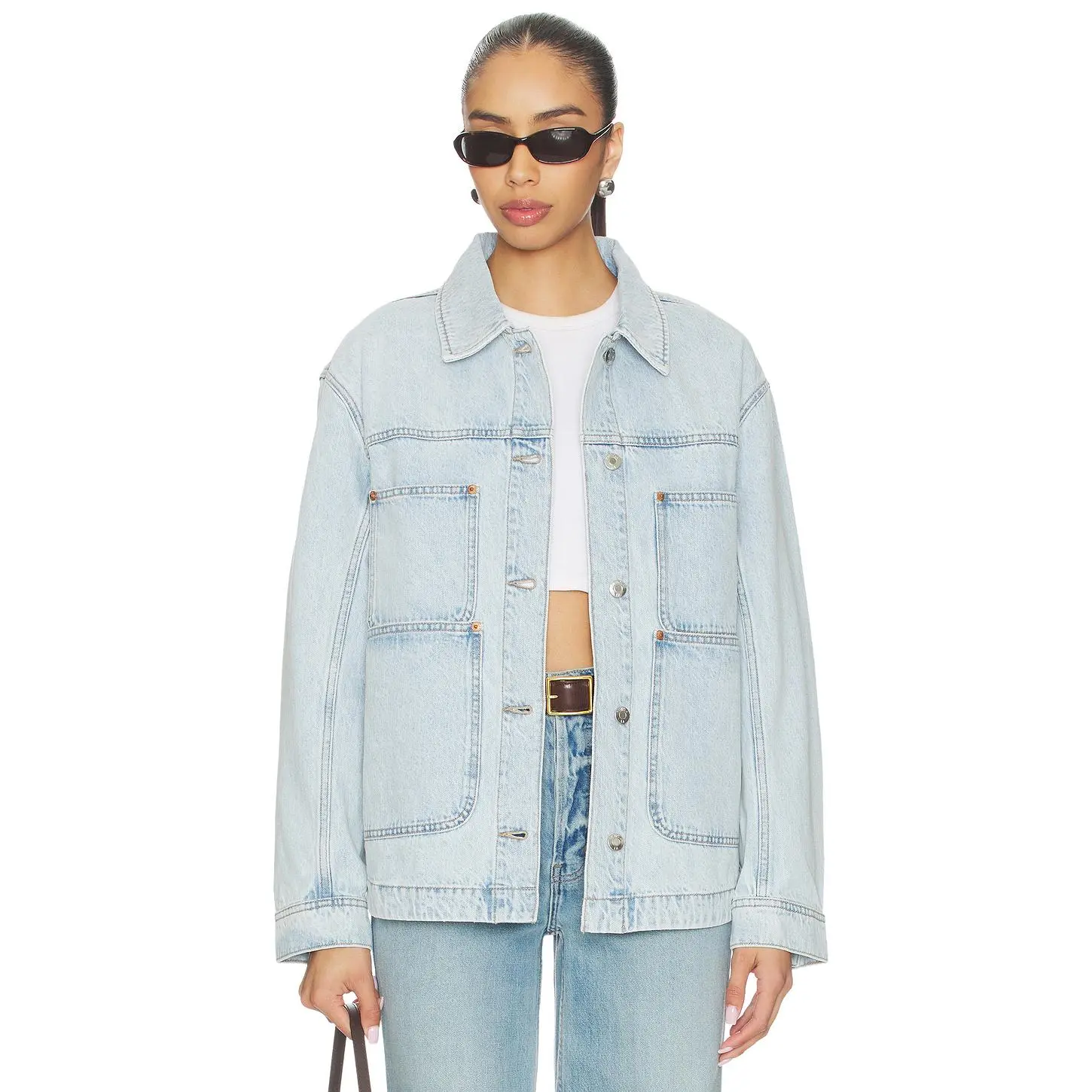 PISTOLA Karlee Chore Jacket in Postcards