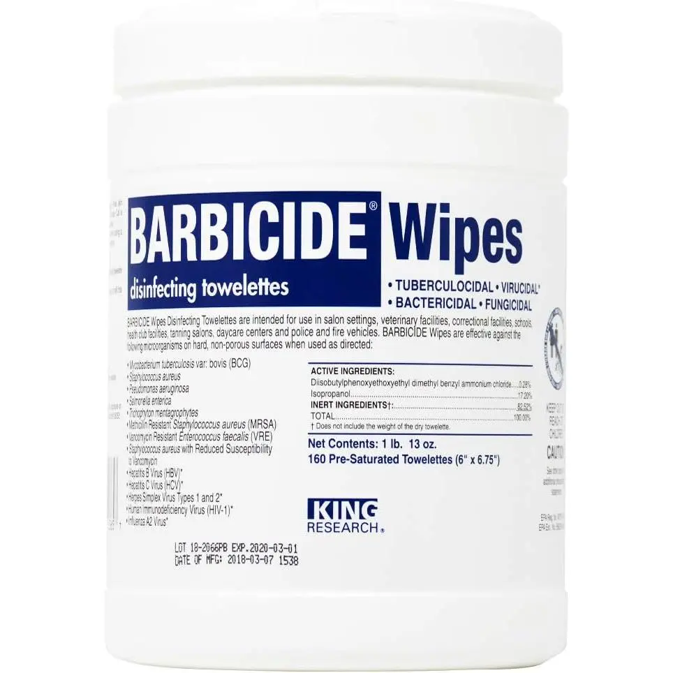 Wet Bactericidal Disinfectant Wipes - Household Multipurpose Surface Cleaner, Clear, 160 Count (Pack of 1), BRA-11364, Multipurpose Cleaner