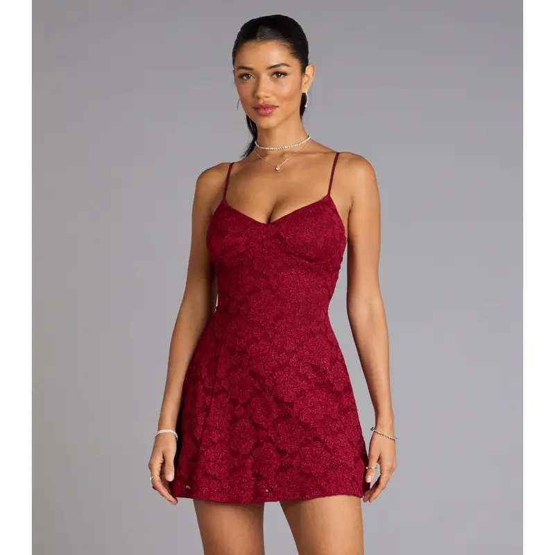 off the shoulder lace bodycon dress Classic Off-Shoulder Lace Dress main image 1