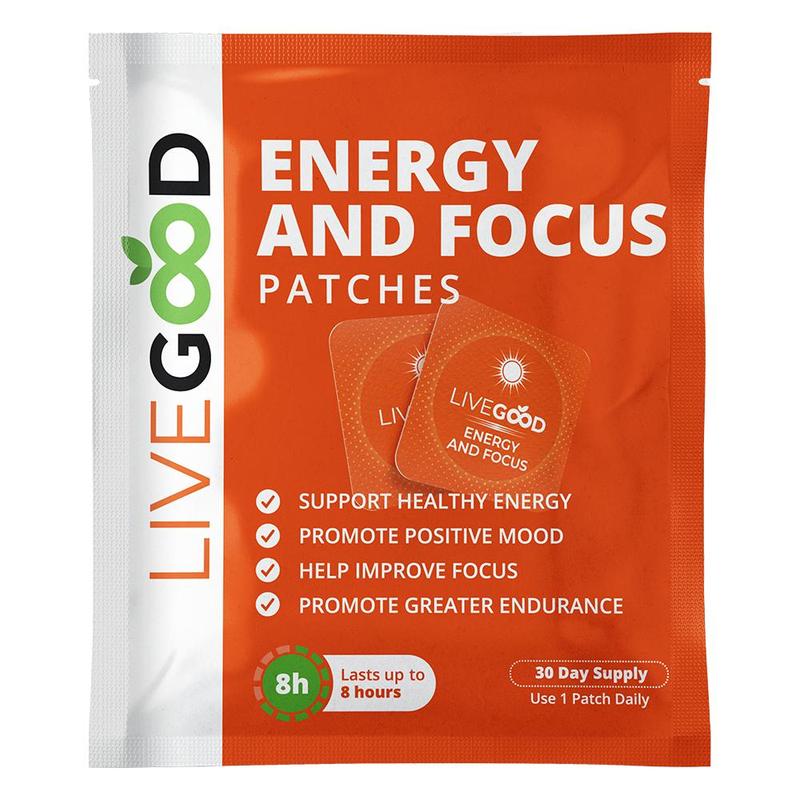 LiveGood AM/PM Wellness Patch Duo – Daytime Energy & Focus + Nighttime Sleep & Relaxation Support
