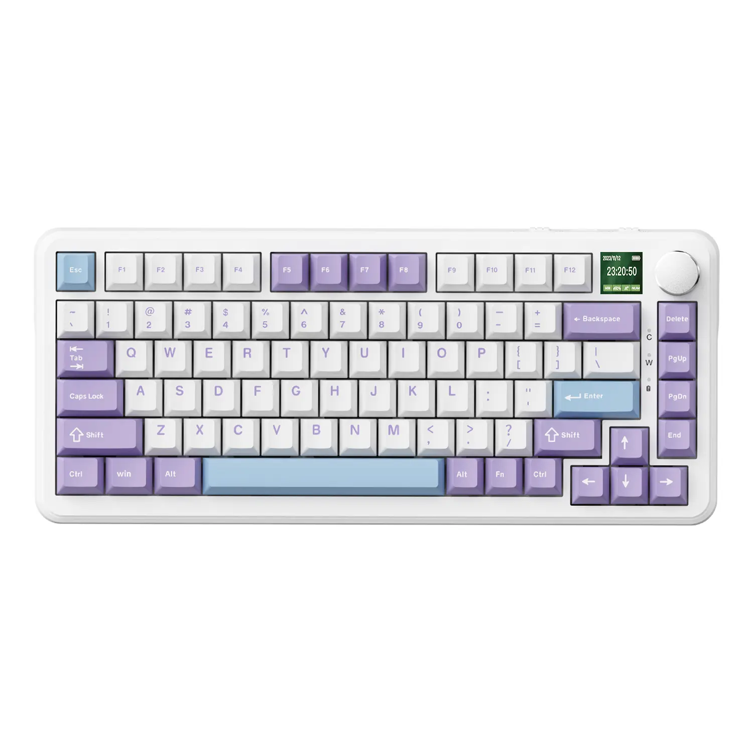 AJAZZ AK820max Wireless Tri-mode Mechanical Gaming Keyboard - Magnetic Switches, Adjustable RT Key Travel, Low Latency, Bluetooth Connectivity, Computer Accessory, Bluetooth Keyboards
