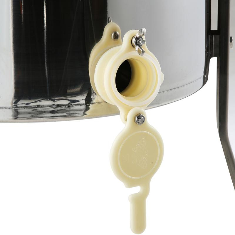 VEVOR Electric Honey Extractor, TikTokShopBlackFriday, 4/8 Frames Honey Spinner Extractor, Stainless Steel Beekeeping Extraction, Apiary Centrifuge Equipment with Height Adjustable Stand, Honeycomb Drum Spinner with Lid